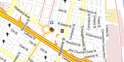 National World War II Museum Stadtplan